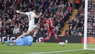 Alexis Mac Allister del Liverpool anotó su quinto gol (Peter Byrne/PA)